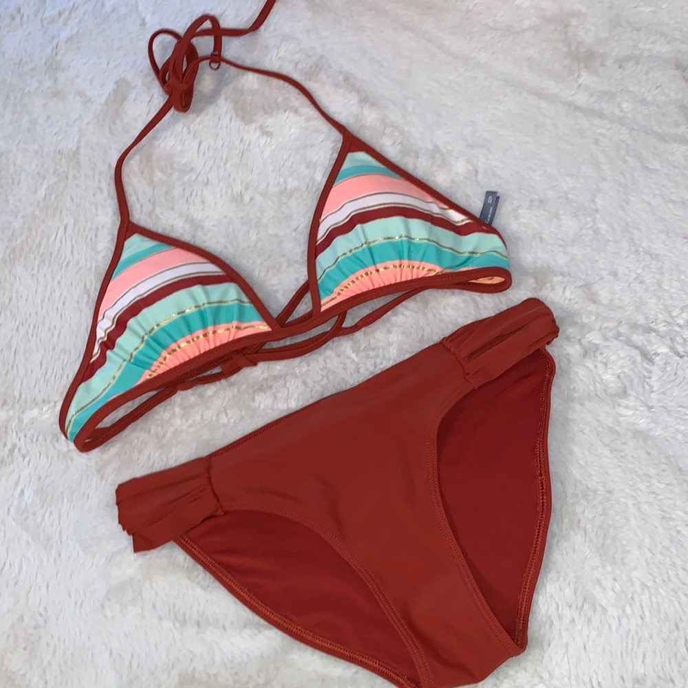 XS Aerie Triangle swim Bikini Set